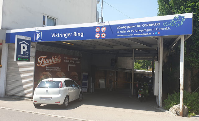 Parkplatz Viktringer Ring in Wien